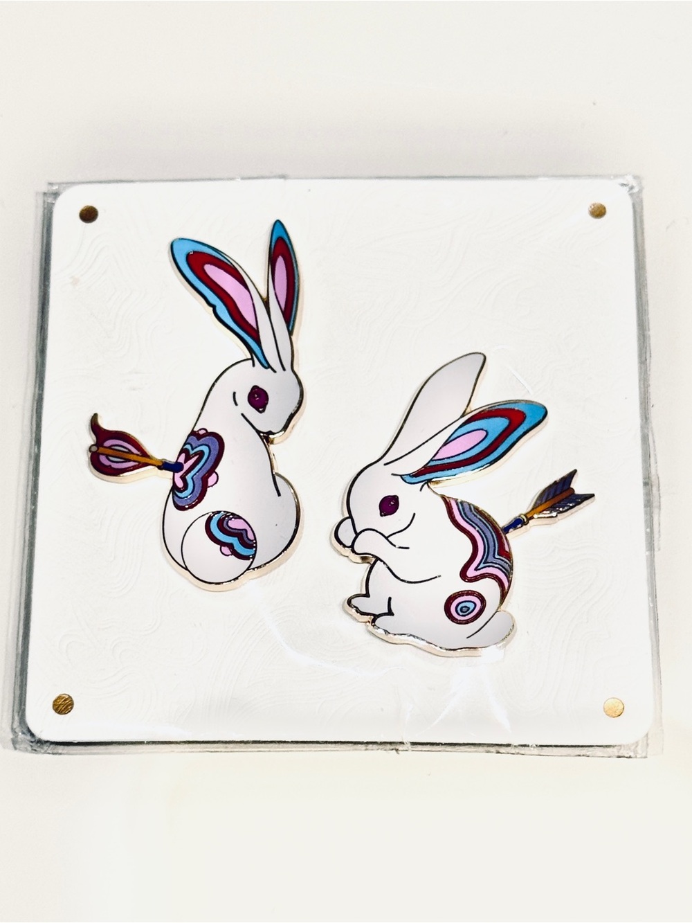 James Jean Limited Edition Bunny Enamel Pins